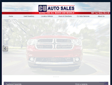 Tablet Screenshot of cuautosales.net